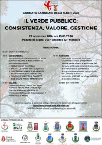 Mantova, convegno sul verde pubblico a Palazzo di Bagno