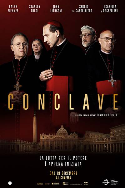 CONSIGLI DI CINEMA : “CONCLAVE”, quando l’elezione di un Papa diventa un thriller