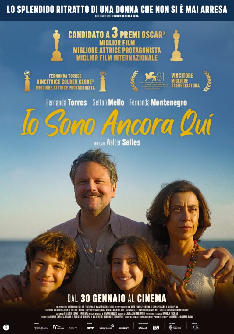 CONSIGLI DI CINEMA – “IO SONO ANCORA QUI”, storia della famiglia Paiva