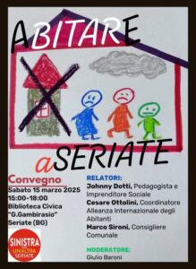 Abitare a Seriate, convegno in Biblioteca