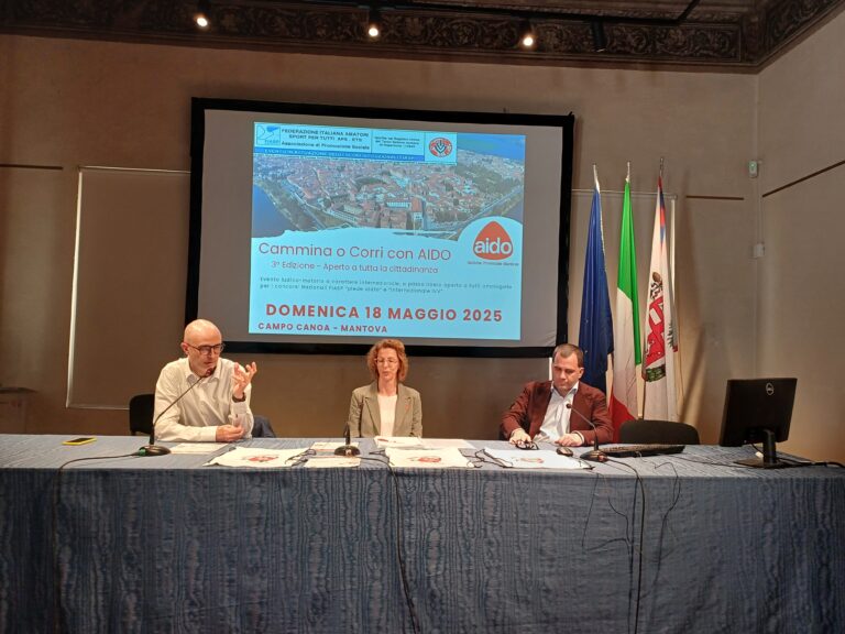 Mantova, cammina o corri con Aido domenica 18