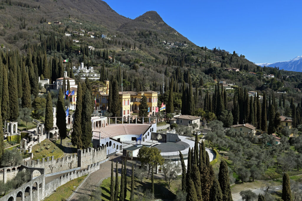 Vittoriale panoramica Anfiteatro Augusto Rizza
