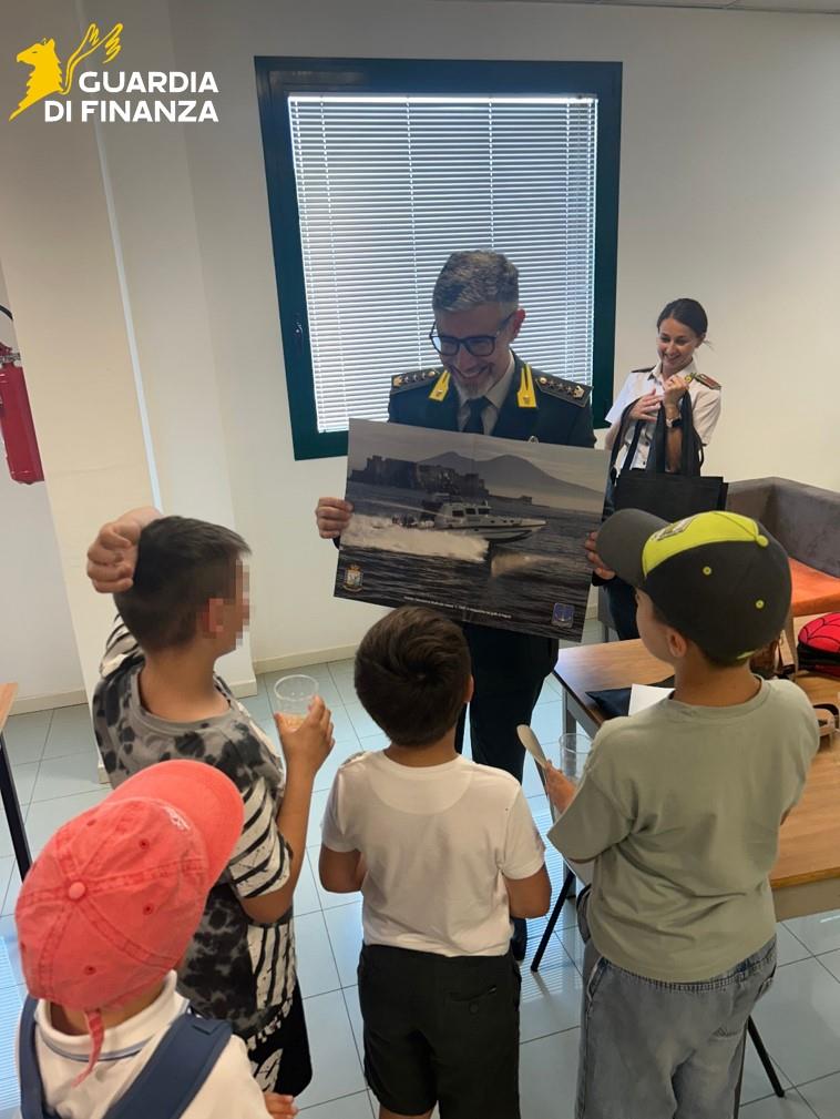 Pordenone, 6 ospiti della Fondazione Bambini e Autismo in visita al comando provinciale delle Fiamme Gialle
