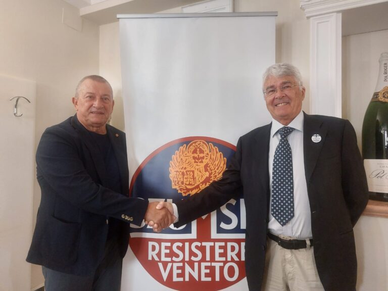 Verona, il PPN appoggia Riccardo Szumski alle regionali: la stretta di mano con Castelli