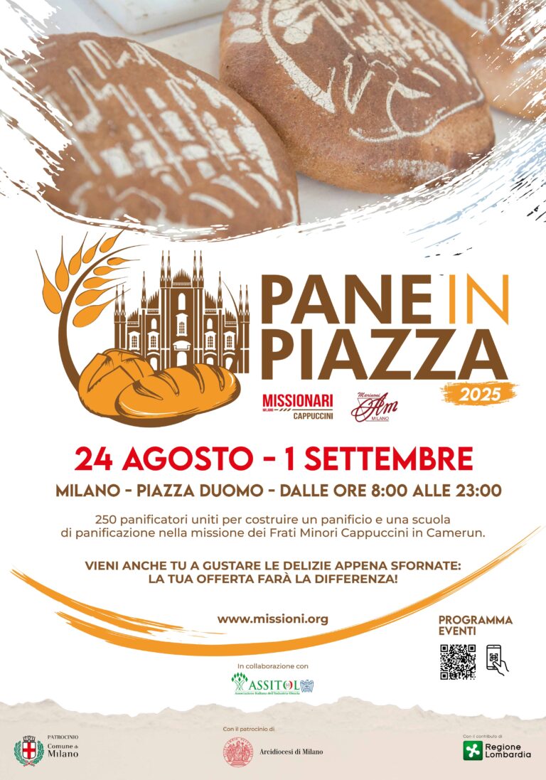 A Milano, in Duomo, il più grande evento di solidarietà: “Pane in Piazza Milano 2025”