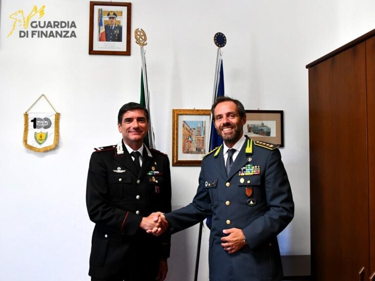Padova, il comandante provinciale dell’Arma in visita alle fiamme gialle