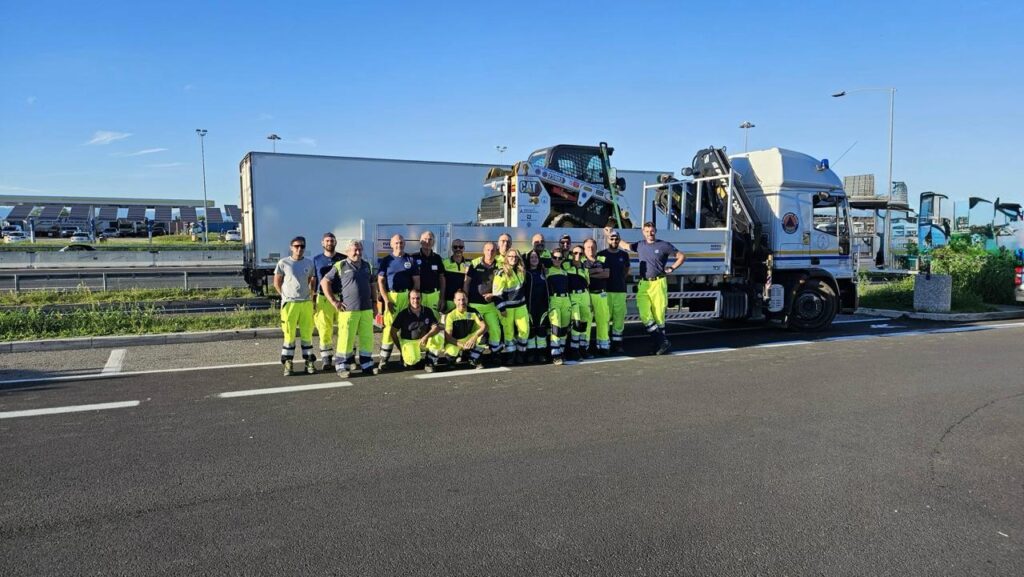 I volontari impegnati nel comasco