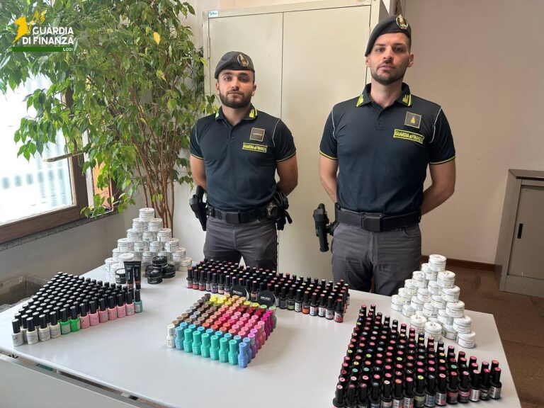 Lodi, sequestrati cosmetici pericolosi