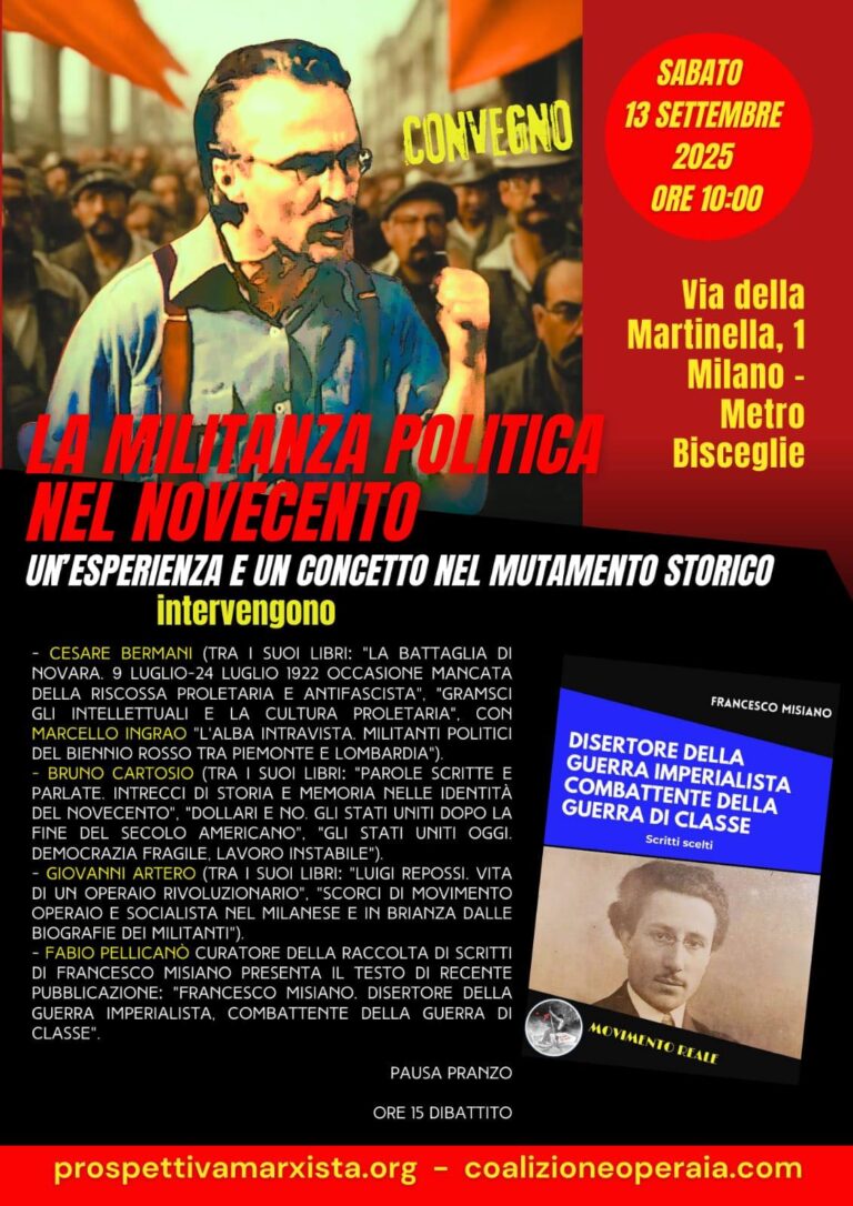 Milano, ‘La militanza politica del Novecento’