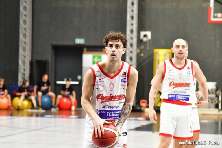 Pallacanestro B1, partita a due volti per Sistema Pordenone